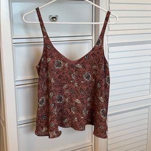 Forever 21 Flowy Cami/Tank Top with floral design